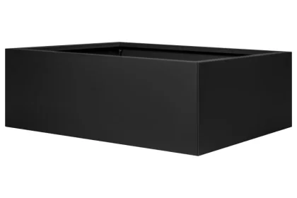 Aanbieding Plantenbak Vlak Grafietzwart 210x120x40 cm