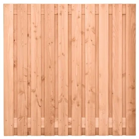 Tuinscherm Douglas geschaafd 21-planks (19 + 2) Zwarte Woud 180 x 180 cm Koopje