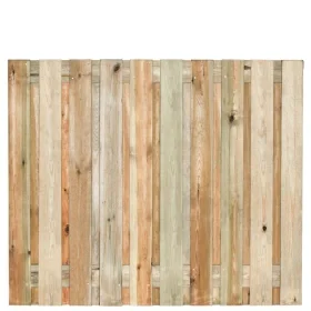 Tuinscherm grenen groen geïmpregneerd 21-planks (19 + 2) Enschede 150 x 180 cm Dagaanbieding