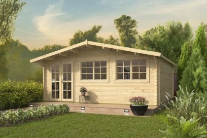 Actieprijs Blokhut - Tuinhuis Tova | 44mm | vuren onbehandeld