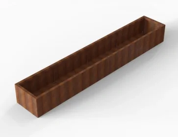 Aanbieding Plantenbak Module+ Corten 360x60x42 cm - CORTEN