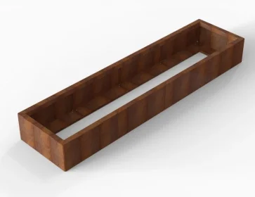 Weekendaanbieding Plantenbak Module+ Corten 240x60x28 cm - CORTEN