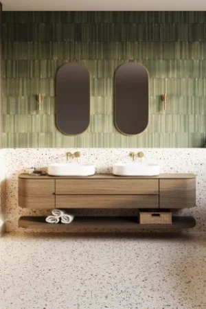 Alleen Vandaag Keramische vloer- en wandtegel | 60x60 cm | Terrazzo Nude