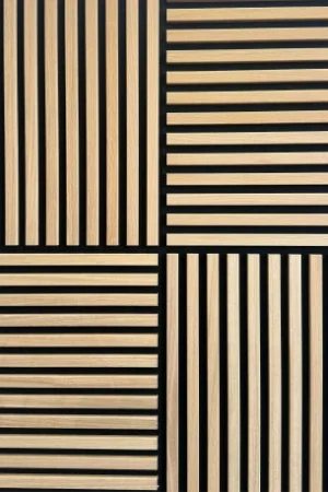 1x1 cm | Akoestisch Wandpaneel Natuureik Gereduceerde Prijs