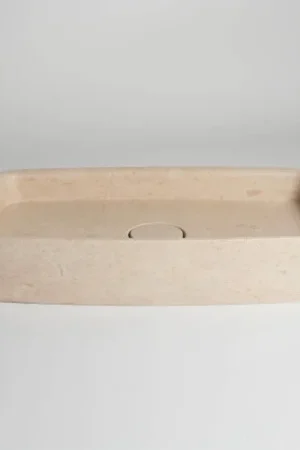 Uitverkoop 1x1 cm | Lavabo Travertin