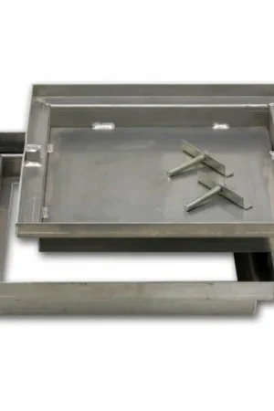 1x1 cm | Betegelingsdeksel Alu met dichtingsring Hoge Kwaliteit