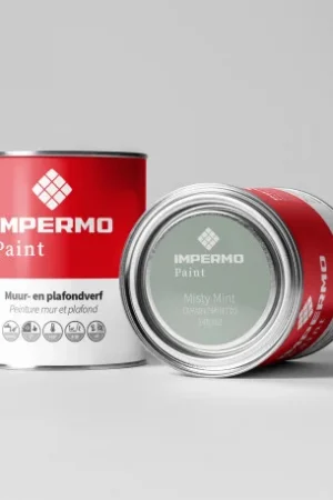1x1 cm | Impermo Paint - Misty Mint Uitverkoop
