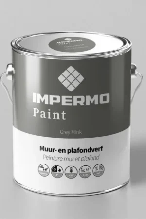 1x1 cm | Impermo Paint - Grey Mink Direct Beschikbaar