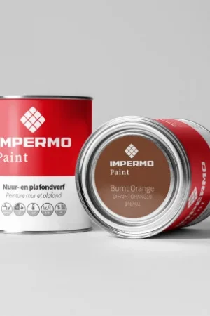 1x1 cm | Impermo Paint - Burnt Orange Populair