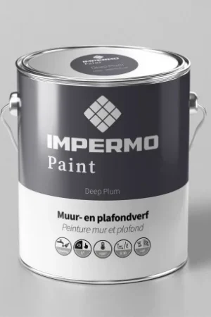 1x1 cm | Impermo Paint - Deep Plum Laatste Versie