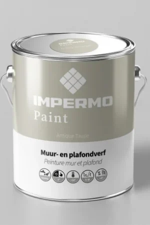 1x1 cm | Impermo Paint - Antique Taupe Gecertificeerd