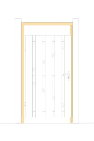 Actieprijs Azalp Douglas deurkozijn