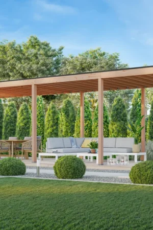 Weekendaanbieding WoodAcademy douglas overkapping Ruby Essential