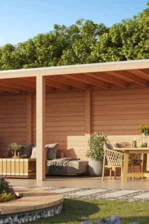 WoodAcademy douglas overkapping Moonstone Essential Superprijs