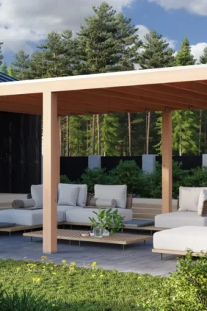 Alleen Vandaag WoodAcademy douglas overkapping Ruby Essential