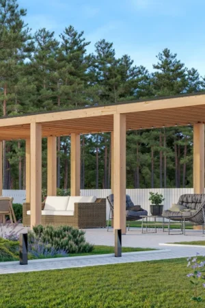 Weekendaanbieding WoodAcademy douglas overkapping Ruby Excellent