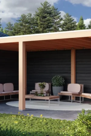 WoodAcademy douglas overkapping Moonstone Essential nero Koop Vandaag