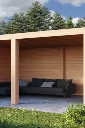 WoodAcademy douglas overkapping Moonstone Excellent Seizoensaanbieding