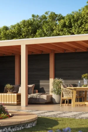 WoodAcademy douglas overkapping Moonstone Excellent nero Beperkte Voorraad