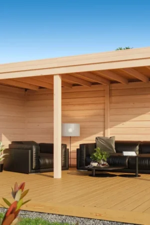 WoodAcademy douglas overkapping Earl Speciale Aanbieding