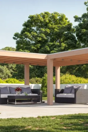 WoodAcademy Douglas overkapping L-model Ruby Excellent Shop Nu