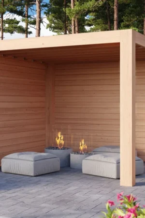 WoodAcademy douglas overkapping Moonstone Excellent Speciale Aanbieding