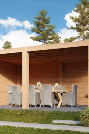 WoodAcademy douglas overkapping Onyx Excellent Merkproduct