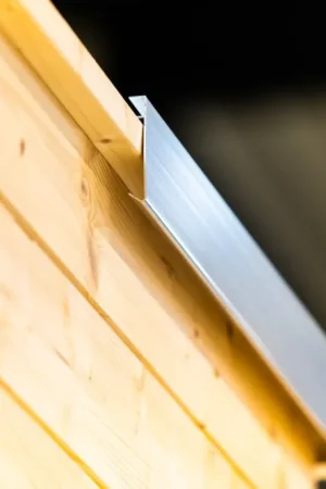 Actieprijs Interflex aluminium daklijstset voor 331 M - zilver