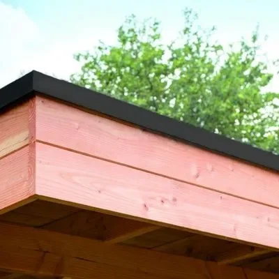 Interflex aluminium daklijstset - zwart Betrouwbaar