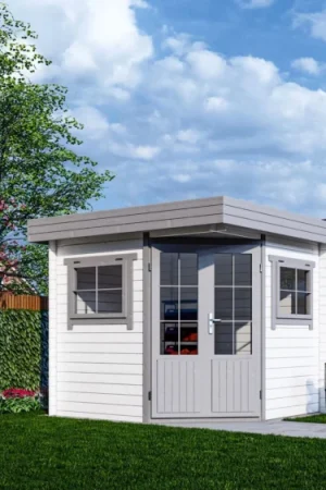 Uitverkoop Interflex blokhut 2556 Plus - geverfd