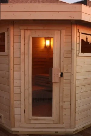 Azalp buitensauna Katsoa 249x249 cm Flitsaanbieding