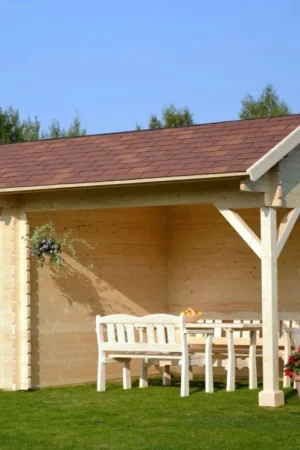 Azalp blokhut met veranda Ghita Speciale Aanbieding