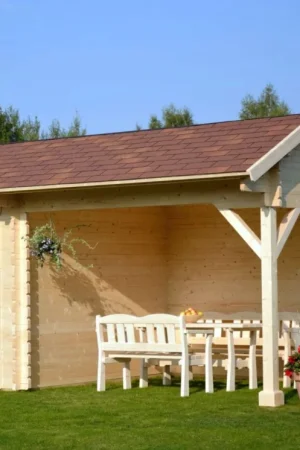 Weekendaanbieding Azalp blokhut met veranda Ghita