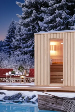 Azalp Royal Class buitensauna Sabrina 176x203 cm Nu Kopen