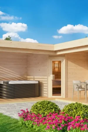 Rechtstreeks Van De Fabrikant Azalp buitensauna Roy - 45 mm