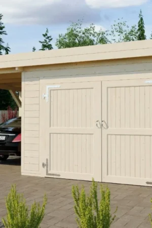 Azalp Houten Garage Cidro Nieuw
