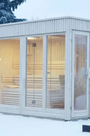 Azalp Royal Class buitensauna Kaunis 326x176 cm Must-Have