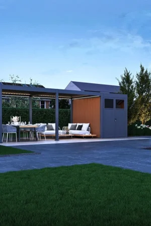 Uitverkoop Porchenzo E-Paros met berging - teak