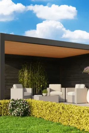 UltaLux Rome Aluminium Overkapping Nero Favoriet