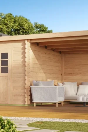 Alleen Vandaag Debro blokhut met overkapping Angers