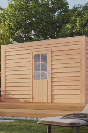 WoodAcademy douglas tuinhuis Graniet Excellent Hete Deal