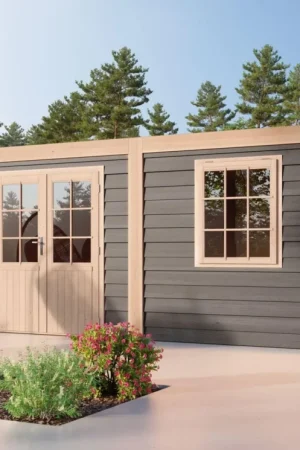 WoodAcademy houten tuinhuis Borniet Excellent nero Betrouwbaar