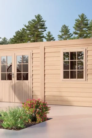 WoodAcademy douglas tuinhuis Borniet Excellent Gratis Retour