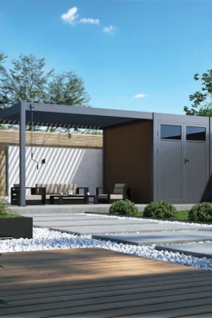 Beperkt Aanbod Porchenzo Paros met berging - teak