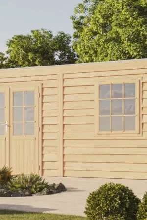 Woodacademy douglas tuinhuis Borniet Essential Direct Verzonden