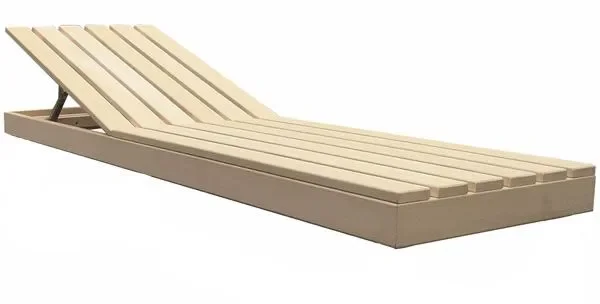 Azalp Saunabank verstelbaar 70 cm - elzen Flitsaanbieding