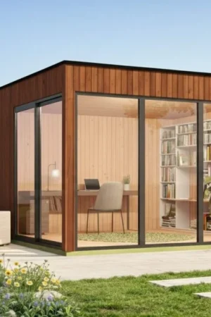 Azalp tuinkantoor Lomond - Thermowood Premium