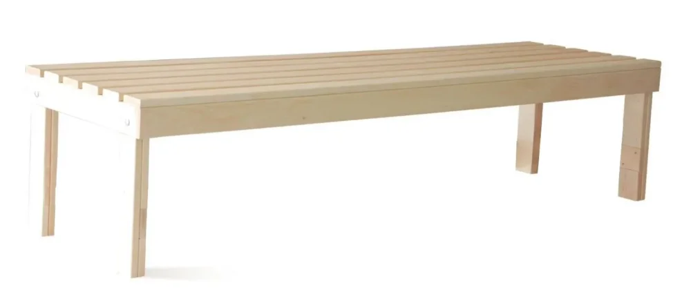 Azalp Saunabank vrijstaand 50 cm - elzen Voordeelprijs