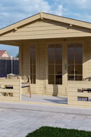 Beperkt Aanbod Interflex blokhut 3838 L