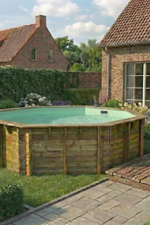 Laatste Versie Ubbink Océa 510 x 120 cm houten zwembad